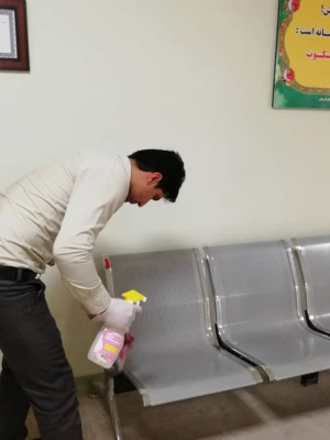 فعالیت های صورت گرفته به منظور پیشگیری از شیوع ویروس کرونا در پردیس های دانشگاه فرهنگیان گلستان 7