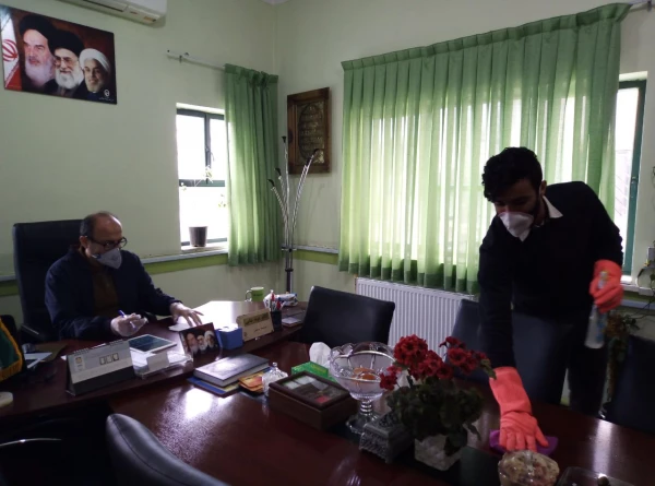 فعالیت های صورت گرفته به منظور پیشگیری از شیوع ویروس کرونا در پردیس های دانشگاه فرهنگیان گلستان 11