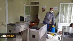 فعالیت های صورت گرفته به منظور پیشگیری از شیوع ویروس کرونا در پردیس های دانشگاه فرهنگیان گلستان 12