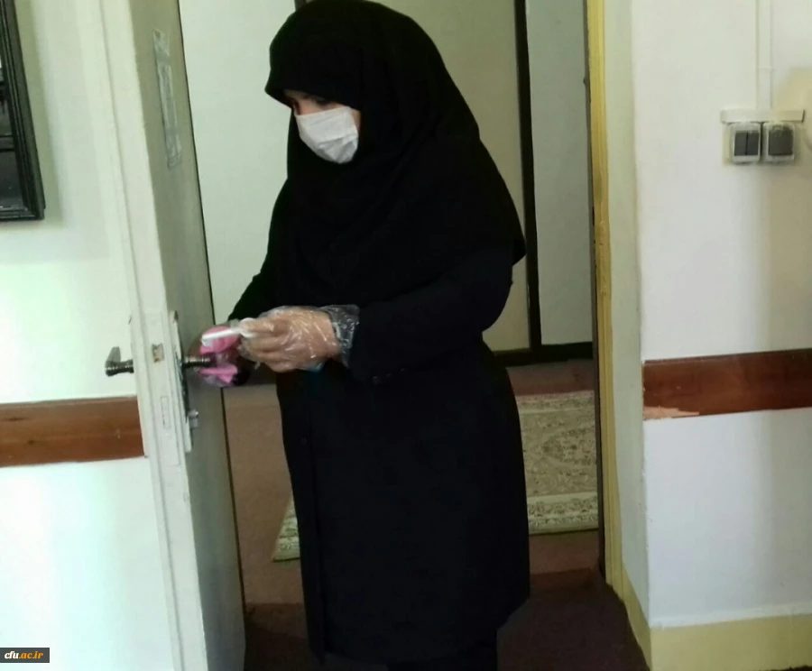 فعالیت های صورت گرفته به منظور پیشگیری از شیوع ویروس کرونا در پردیس های دانشگاه فرهنگیان گلستان 13
