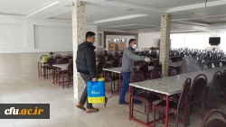 فعالیت های صورت گرفته به منظور پیشگیری از شیوع ویروس کرونا در پردیس های دانشگاه فرهنگیان گلستان 16