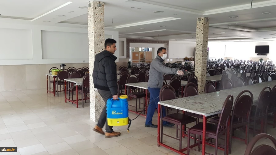 فعالیت های صورت گرفته به منظور پیشگیری از شیوع ویروس کرونا در پردیس های دانشگاه فرهنگیان گلستان 16