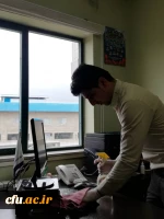 فعالیت های صورت گرفته به منظور پیشگیری از شیوع ویروس کرونا در پردیس های دانشگاه فرهنگیان گلستان 18