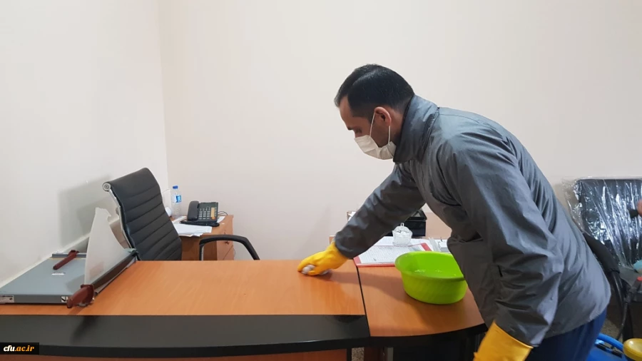 فعالیت های صورت گرفته به منظور پیشگیری از شیوع ویروس کرونا در پردیس های دانشگاه فرهنگیان گلستان 20