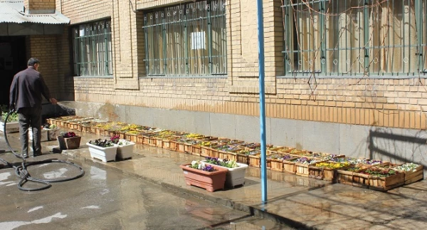 خانه تکانی در پردیس شهید مقصودی همدان برای استقبال از سال جدید
 5