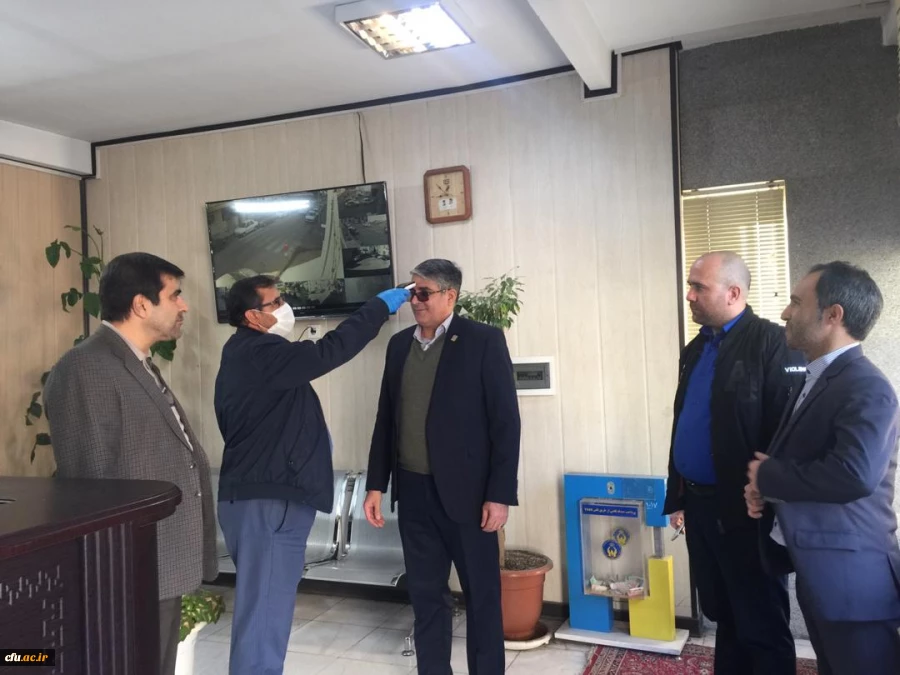 تجهیز دستگاه تب سنج برای پیشگیری از بیماری کرونا ویروس 2