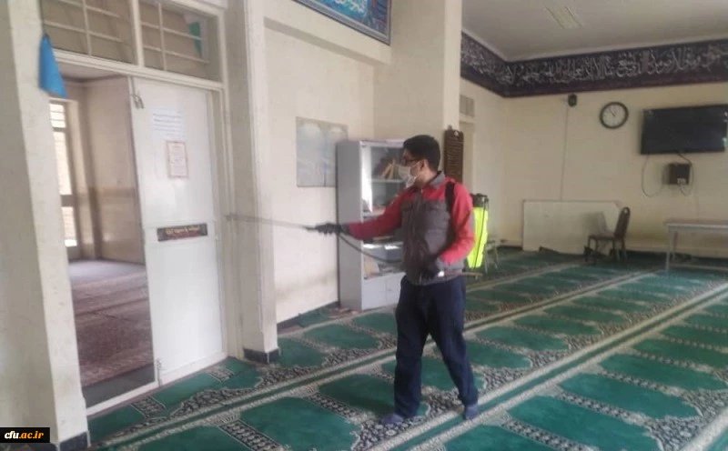 مدیریت جهادی سازمان مرکزی، پردیس ها و مراکز آموزشی سراسر کشور در پیشگیری از بیماری کرونا  12