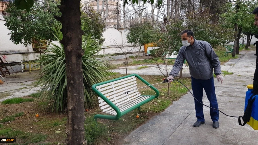 مدیریت جهادی سازمان مرکزی، پردیس ها و مراکز آموزشی سراسر کشور در پیشگیری از بیماری کرونا  14