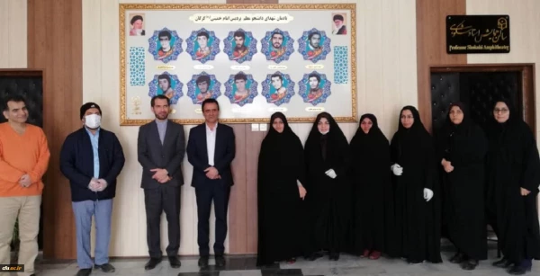 مراسم روز بزرگداشت شهدا در پردیس امام خمینی(ره) گرگان برگزار شد 2