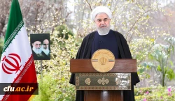  پیام نوروزی رئیس  جمهور به مناسبت حلول سال 1399 2