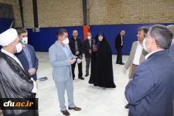 دکتر انصاری راد معاون دانشجویی دانشگاه فرهنگیان کشور از امکانات حوزه دانشجویی دانشگاه فرهنگیان استان قزوین بازدیدکرد. 3