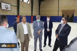 دکتر انصاری راد معاون دانشجویی دانشگاه فرهنگیان کشور از امکانات حوزه دانشجویی دانشگاه فرهنگیان استان قزوین بازدیدکرد. 4