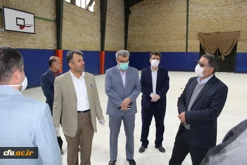 دکتر انصاری راد معاون دانشجویی دانشگاه فرهنگیان کشور از امکانات حوزه دانشجویی دانشگاه فرهنگیان استان قزوین بازدیدکرد. 4