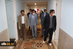 دکتر انصاری راد معاون دانشجویی دانشگاه فرهنگیان کشور از امکانات حوزه دانشجویی دانشگاه فرهنگیان استان قزوین بازدیدکرد. 6