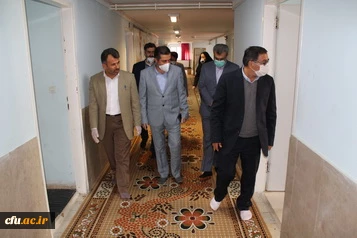 دکتر انصاری راد معاون دانشجویی دانشگاه فرهنگیان کشور از امکانات حوزه دانشجویی دانشگاه فرهنگیان استان قزوین بازدیدکرد. 6