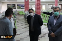 دکتر انصاری راد معاون دانشجویی دانشگاه فرهنگیان کشور از امکانات حوزه دانشجویی دانشگاه فرهنگیان استان قزوین بازدیدکرد. 7