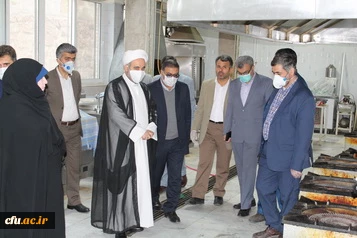 دکتر انصاری راد معاون دانشجویی دانشگاه فرهنگیان کشور از امکانات حوزه دانشجویی دانشگاه فرهنگیان استان قزوین بازدیدکرد. 8