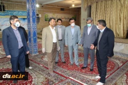 دکتر انصاری راد معاون دانشجویی دانشگاه فرهنگیان کشور از امکانات حوزه دانشجویی دانشگاه فرهنگیان استان قزوین بازدیدکرد. 9