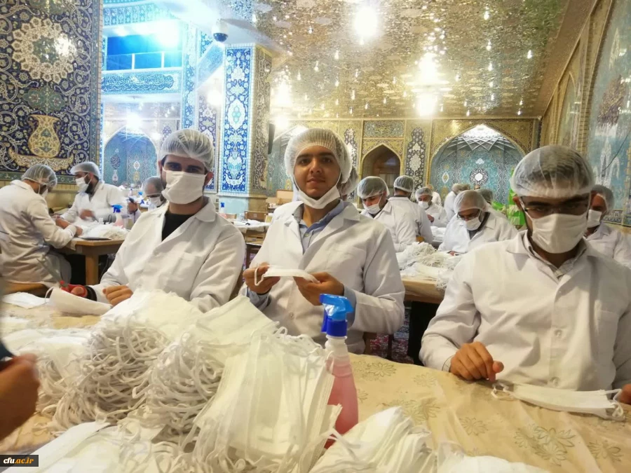 مشارکت دانشجویان دانشگاه فرهنگیان استان اصفهان در مقابله با ویروس کرونا 3