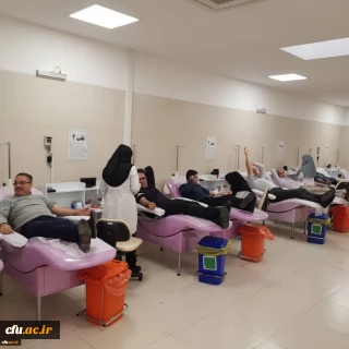 Blood donated by Central Organization colleagues to flood victims in Sistan and Baluchistan