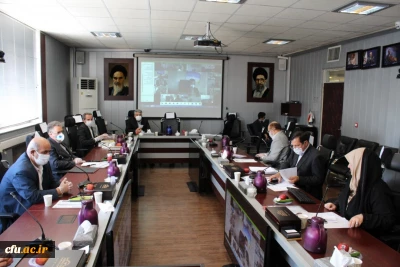 اولین جلسه مجازی هیات رئیسه دانشگاه فرهنگیان با مدیران استانی در سال 99 به روایت تصویر