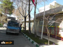 ضد عفونی و گند زدایی مستمر پردیس ها و مراکز دانشگاه فرهنگیان استان اصفهان