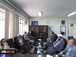 دیدار مسئول دفتر نهاد رهبری دانشگاه های استان مرکزی با سرپرست دانشگاه فرهنگیان استان
 2