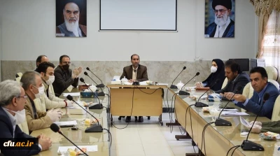 دومین جلسه تصمیم گیری در خصوص نحوه ادامه برگزاری کلاس های آموزشی دانشگاه فرهنگیان کرمانشاه به شیوه مجازی