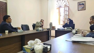 برگزاری جلسه مدیردانشگاه فرهنگیان استان سیستان وبلوچستان با معاون توسعه مدیریت ومنابع استانداری