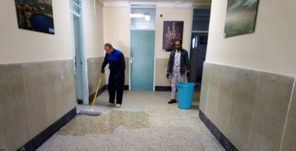ضد عفونی و گند زدایی مستمر پردیس ها و مراکز دانشگاه فرهنگیان استان کرمانشاه 3