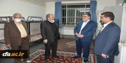 بازدید استاندار و معاون منابع انسانی از سراهای دانشجویی(خوابگاه های)دانشگاه فرهنگیان استان 3