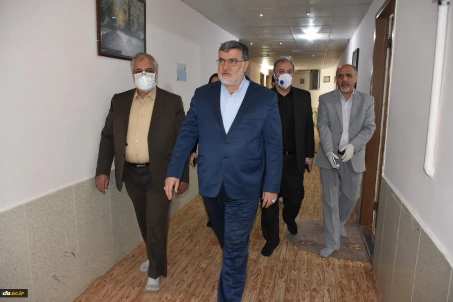 بازدید استاندار و معاون منابع انسانی از سراهای دانشجویی(خوابگاه های)دانشگاه فرهنگیان استان 6