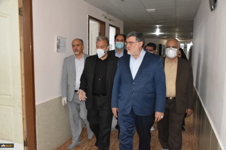 بازدید استاندار و معاون منابع انسانی از سراهای دانشجویی(خوابگاه های)دانشگاه فرهنگیان استان 7