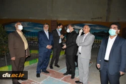 بازدید استاندار و معاون منابع انسانی از سراهای دانشجویی(خوابگاه های)دانشگاه فرهنگیان استان 8