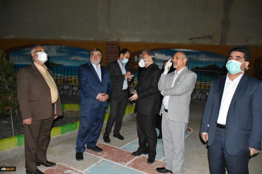 بازدید استاندار و معاون منابع انسانی از سراهای دانشجویی(خوابگاه های)دانشگاه فرهنگیان استان 8