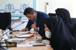 چهارمین جلسه شورای آموزشی دانشگاه فرهنگیان یزد ویژه دوران بیماری کرونا 4