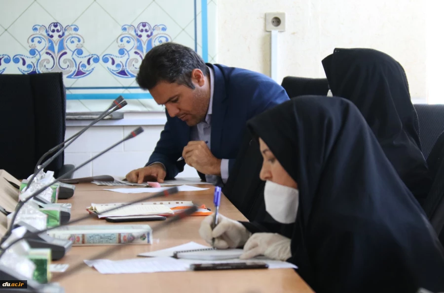 چهارمین جلسه شورای آموزشی دانشگاه فرهنگیان یزد ویژه دوران بیماری کرونا 4