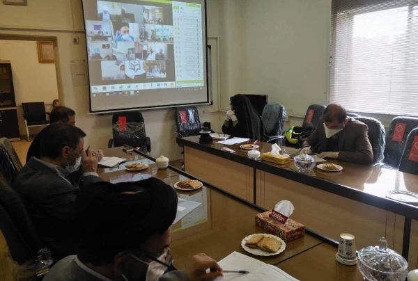 اولین نشست مجازی سال جدید مسئول نهاد سازمان مرکزی دانشگاه فرهنگیان با مسئولان، مدیران اجرایی و مسئولان واحد خواهران دفاتر نهاد و مدیران گروه/ بخش های معارف اسلامی پردیس ها و مراکز تابعه دانشگاه 3