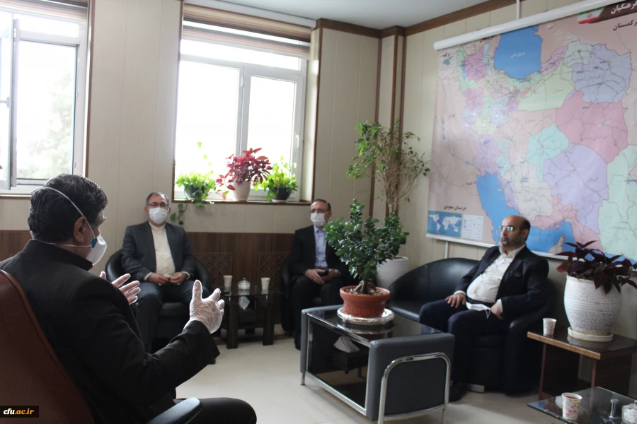 دیدار رئیس دانشگاه فرهنگیان با نمایندگان مردم خراسان شمالی در مجلس شورای اسلامی 2