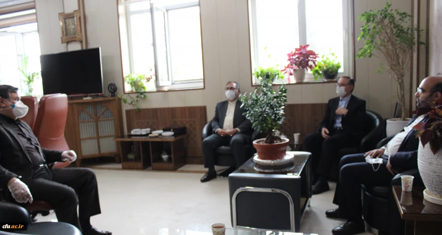 دیدار رئیس دانشگاه فرهنگیان با نمایندگان مردم خراسان شمالی در مجلس شورای اسلامی 5