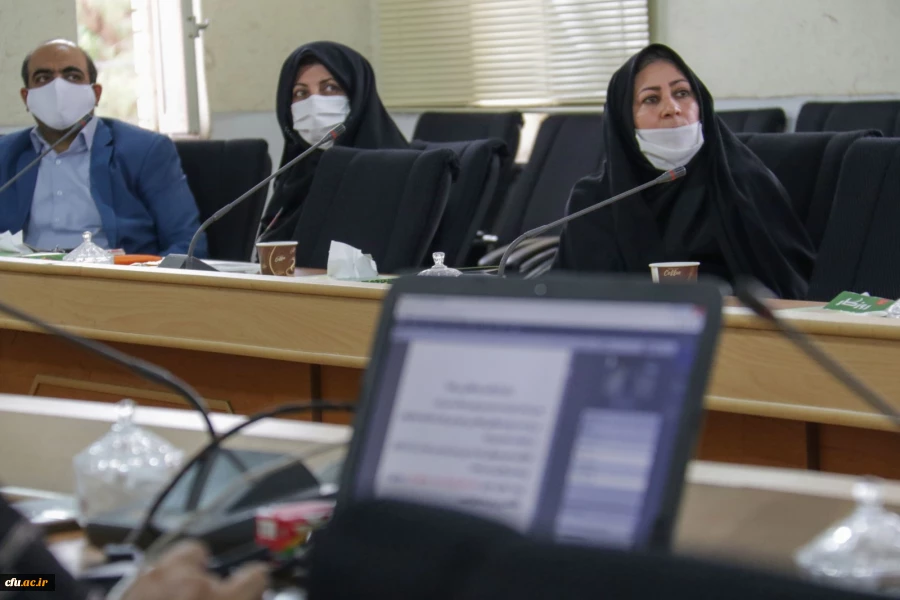 پنجمین جلسه شورای آموزشی دانشگاه فرهنگیان یزد ویژه دوران کرونا 6