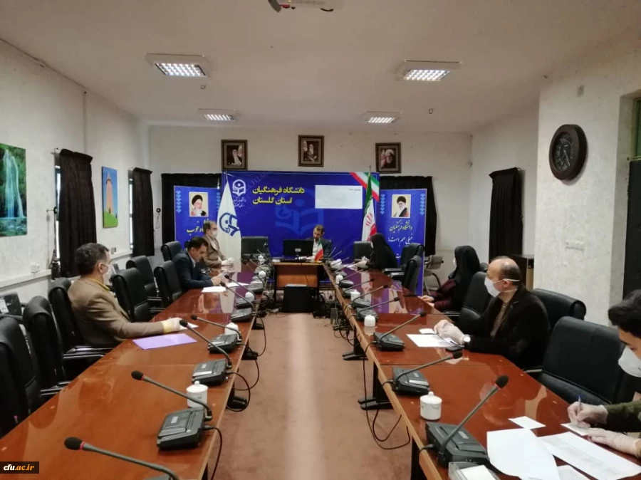 بیستمین جلسه شورای پژوهشی دانشگاه فرهنگیان استان گلستان برگزار شد 4