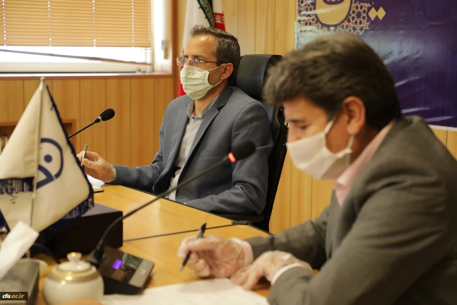 تبیین برنامه های حوزه معاونت پژوهش و فناوری دانشگاه در شرایط کرونایی کشور
 2