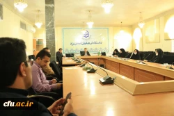 ششمین جلسه شورای آموزشی دانشگاه فرهنگیان یزد ویژه دوران کرونا 6