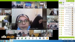 نشست مجازی رئیس دانشگاه فرهنگیان با نمایندگان شوراهای صنفی دانشجومعلمان سراسر کشور  3
