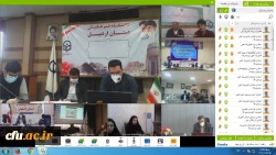 نشست مجازی رئیس دانشگاه فرهنگیان با نمایندگان شوراهای صنفی دانشجومعلمان سراسر کشور  4