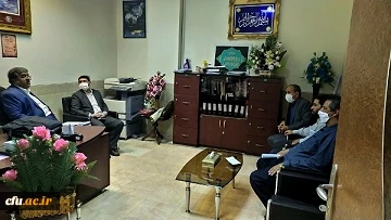 دیدار معاون هماهنگ کننده دانشگاه فرهنگیان استان سیستان وبلوچستان با مشاور استاندار در امور بازماندگان از تحصیل استان