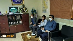 دیدار معاون هماهنگ کننده دانشگاه فرهنگیان استان سیستان وبلوچستان با مشاور استاندار در امور بازماندگان از تحصیل استان