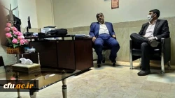 دیدار معاون هماهنگ کننده دانشگاه فرهنگیان استان سیستان وبلوچستان با مشاور استاندار در امور بازماندگان از تحصیل استان