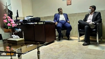 دیدار معاون هماهنگ کننده دانشگاه فرهنگیان استان سیستان وبلوچستان با مشاور استاندار در امور بازماندگان از تحصیل استان